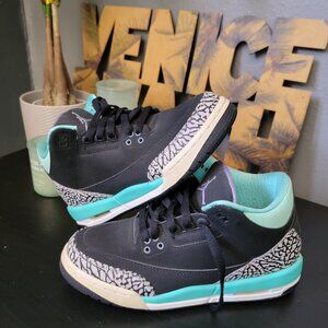 Jordan 3 Retro Bleached Turquoise Mint (GS) 6Y